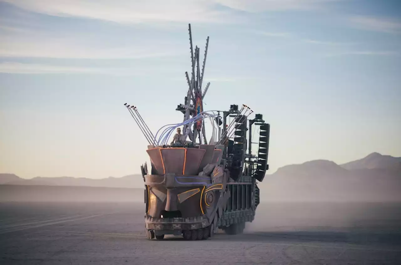 Burning Man’s Celebrated Mayan Warrior Art Car Destroyed In Fire