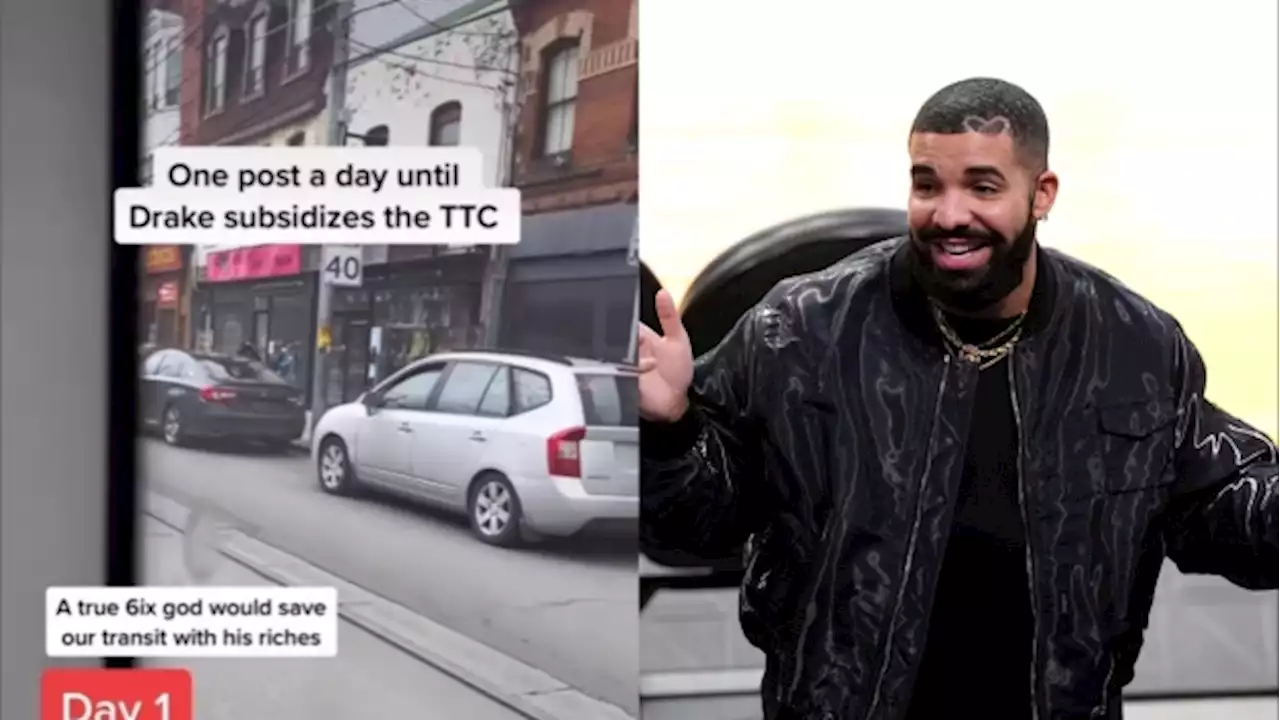 'Will Drake save us?': Toronto man vows to tag Drake on Instagram daily until rapper subsidizes transit