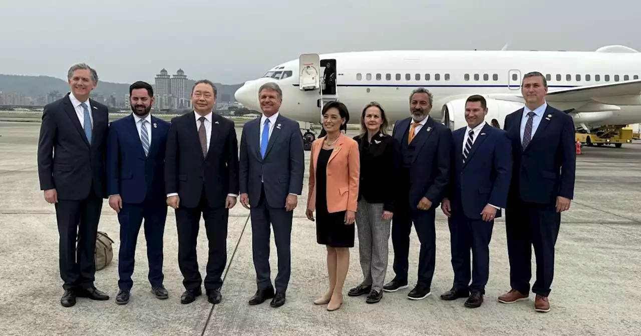 Congressional delegation slams Chinese 'intimidation' tactics after touching down in Taiwan