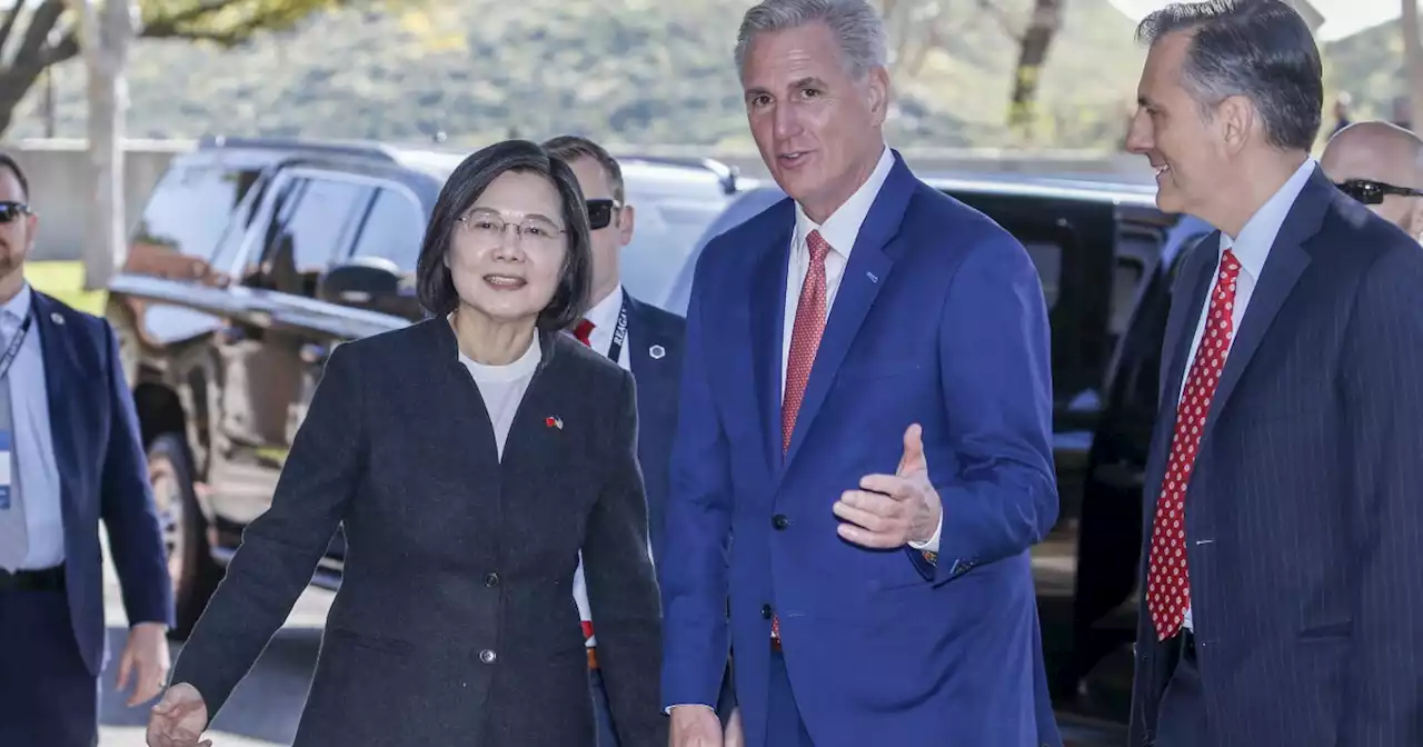 Kevin McCarthy fails to pressure Taiwan's Tsai publicly on defense spending