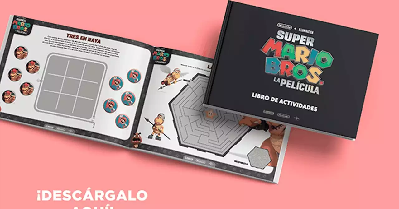 “Super Mario Bros.: La Película”: Así es el libro de actividades de los personajes que puedes descargar gratis