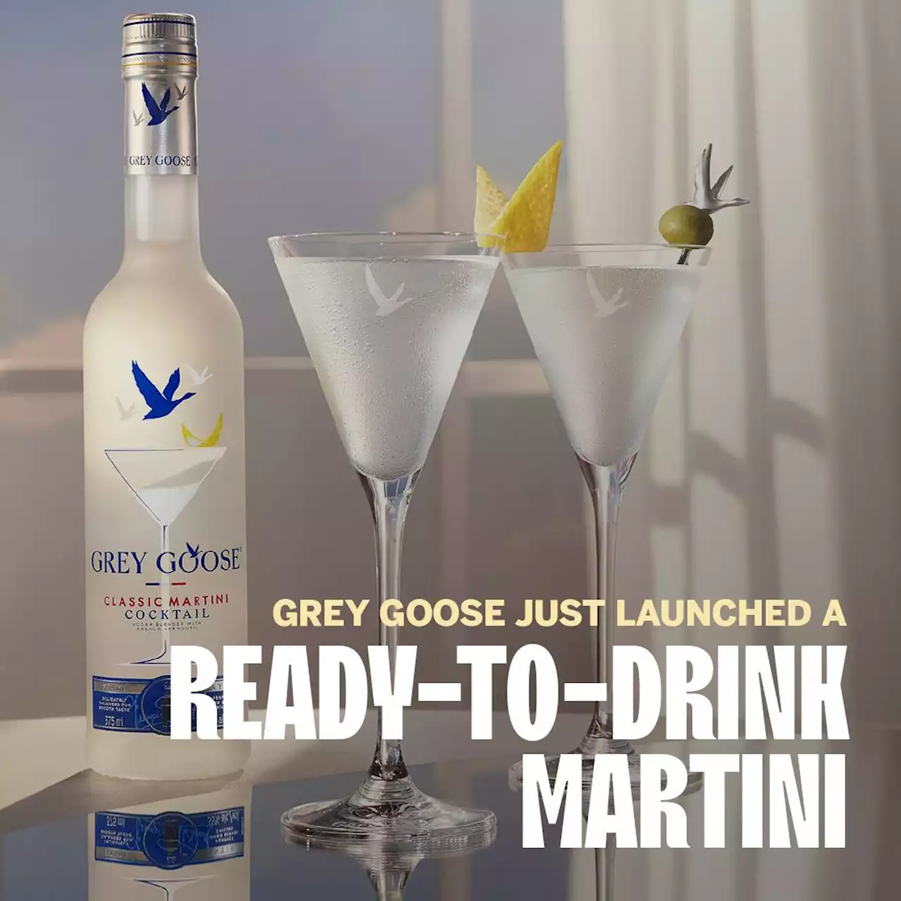 Grey Goose Just Launched a Ready-to-Drink Martini