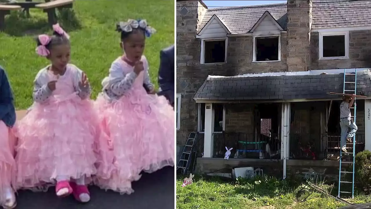 Vigil held for twin girls killed in Upper Darby house fire: 'This is too much'