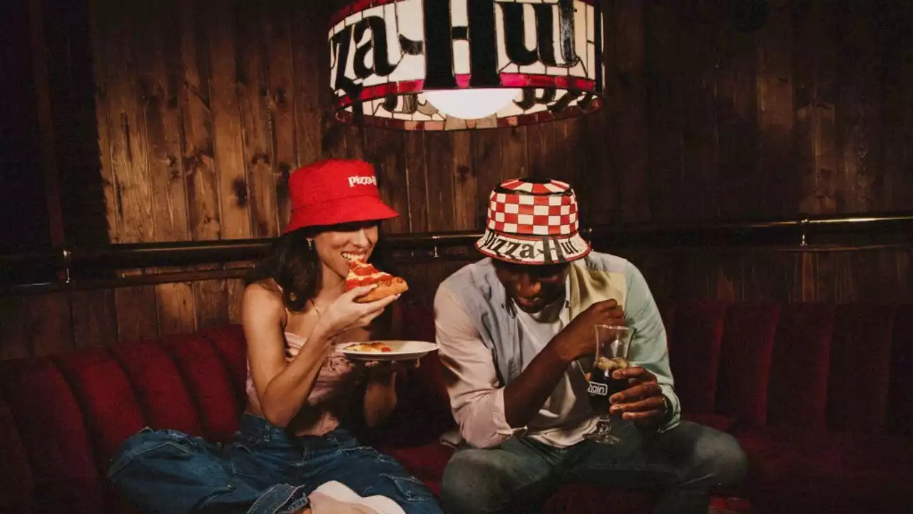 You can now wear Pizza Hut's iconic lamps as hats