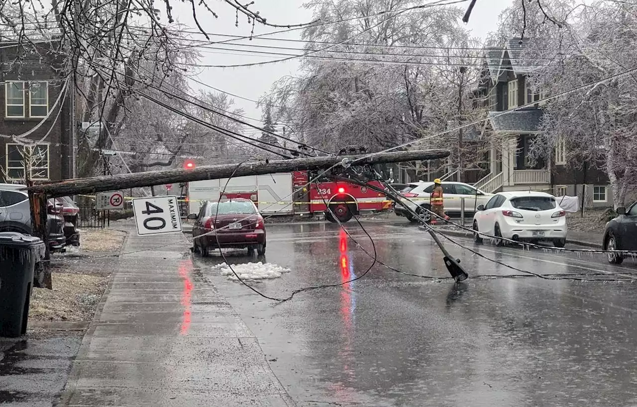 Freezing rain in Canada leaves more than a million without power