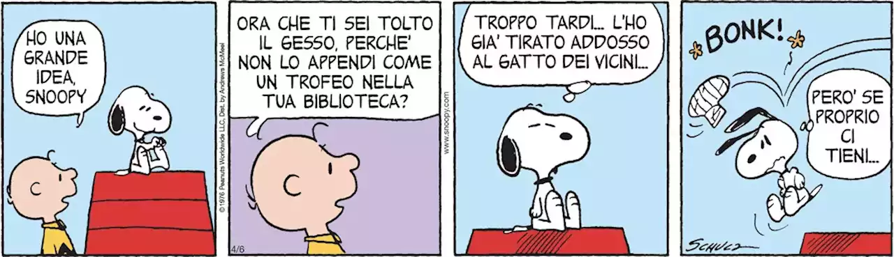 Peanuts 2023 aprile 06 - Il Post