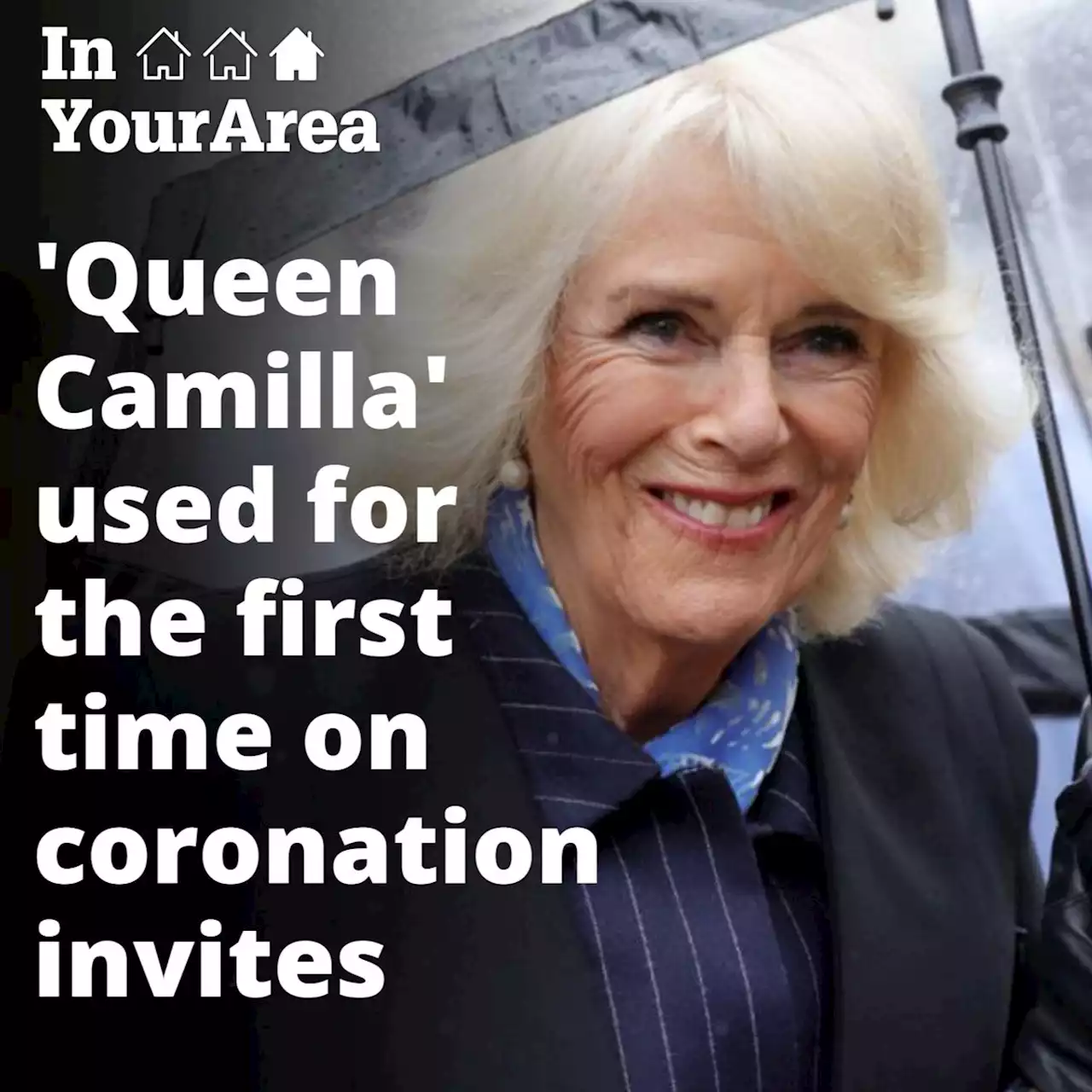 'Queen Camilla' used for the first time on coronation invites