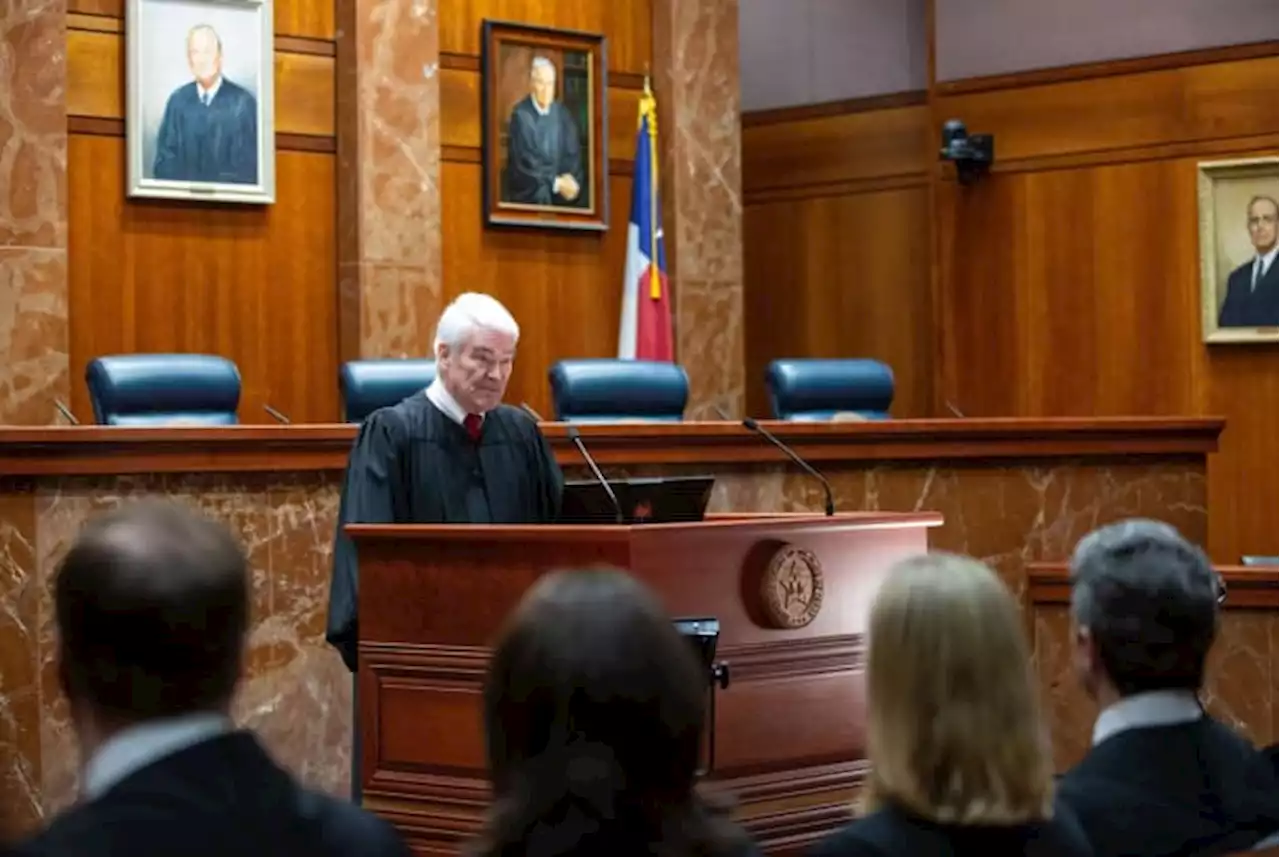 Texas Supreme Court chief justice calls for higher judicial salaries, business courts