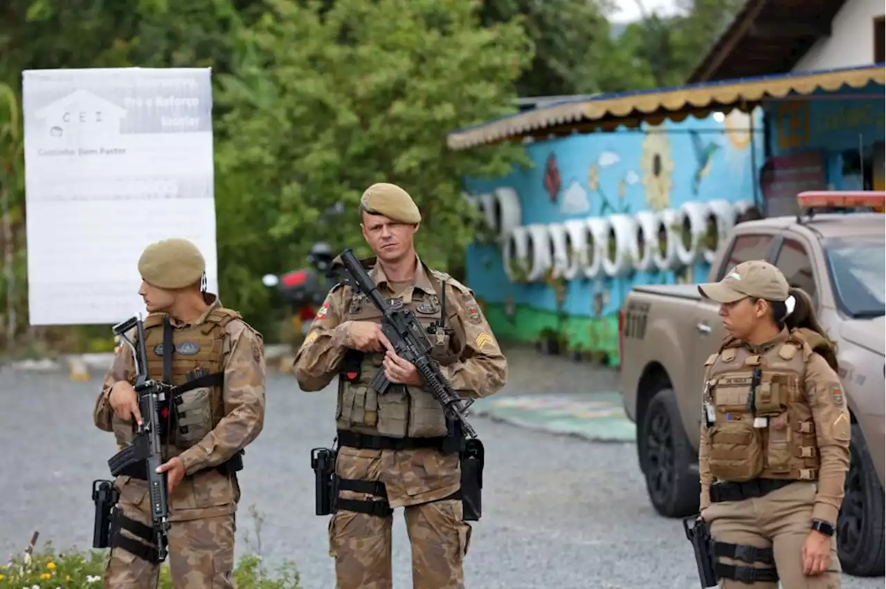 Attacker kills four children with hatchet at Brazil preschool