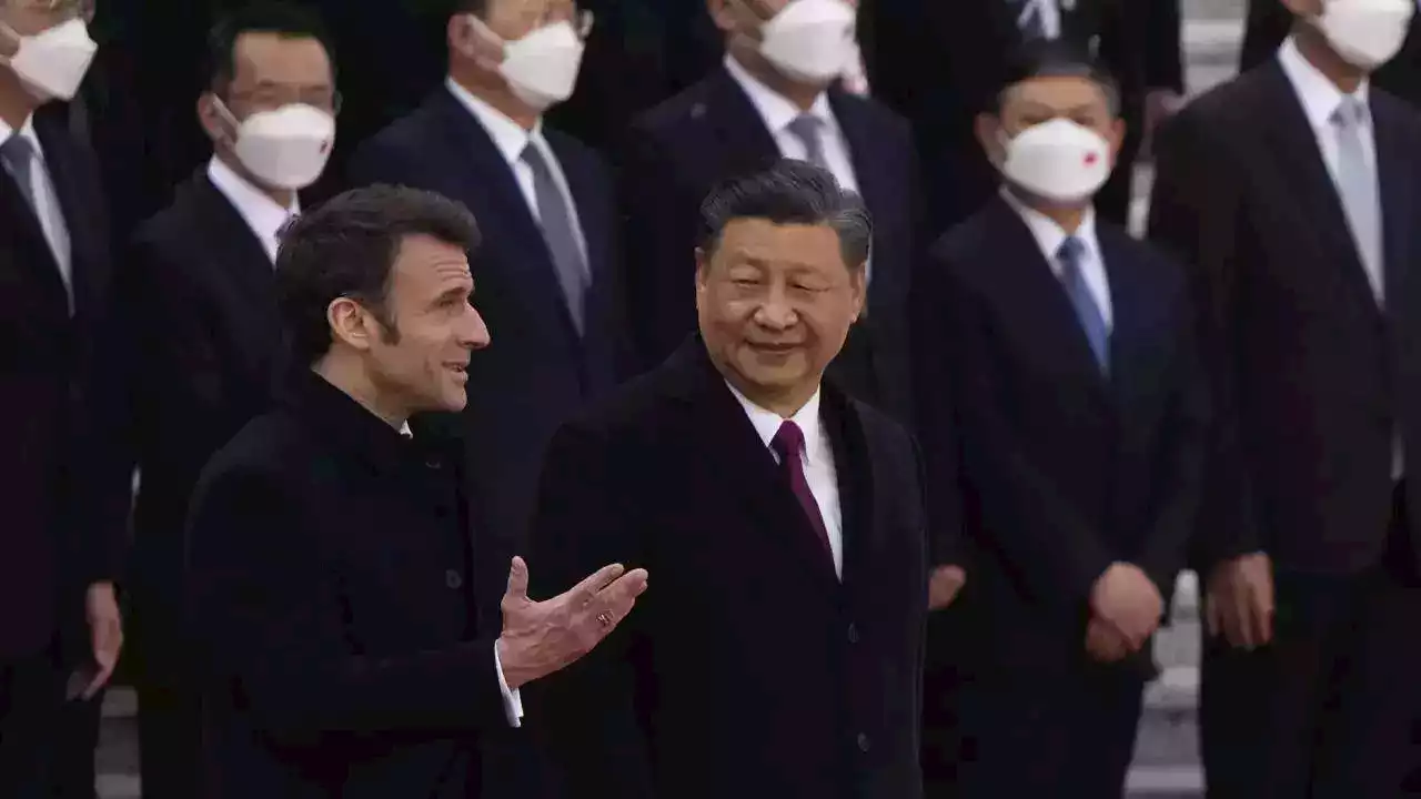 Macron says 'counting' on Xi to 'bring Russia to its senses'