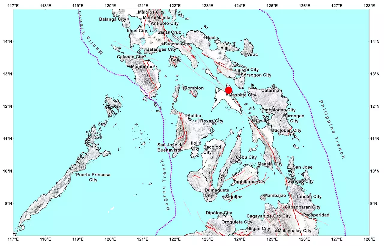 Magnitude 4.2 quake jolts Masbate — Phivolcs