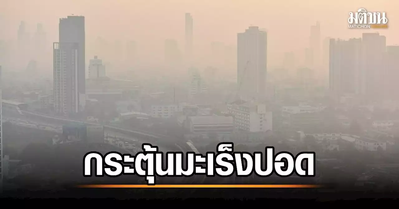 'หมอธีระ' เผยผลวิจัยพบ PM2.5 เสี่ยงมะเร็งปอดสูง จี้รัฐแก้ไขปัญหาจริงจัง