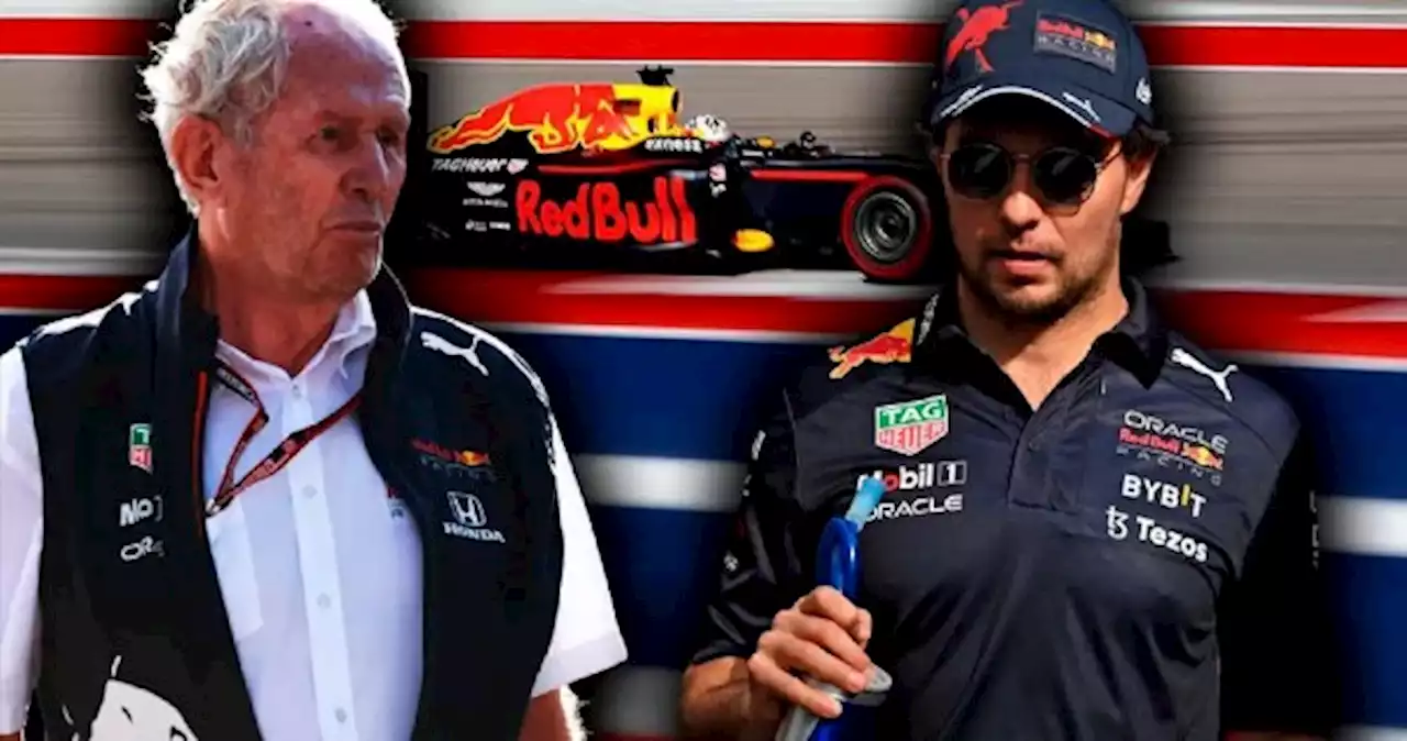 Piden detener a Helmut Marko por críticas a Checo Pérez en España