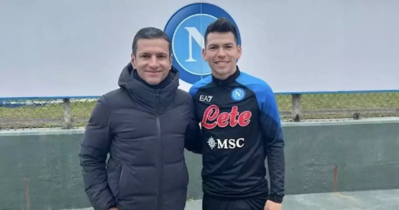 Jaime Lozano visita al Napoli y al Chucky Lozano