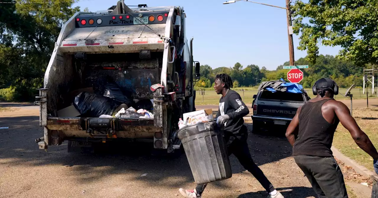 A Mississippi city reeling from a clean water crisis sees a sudden end to trash collection