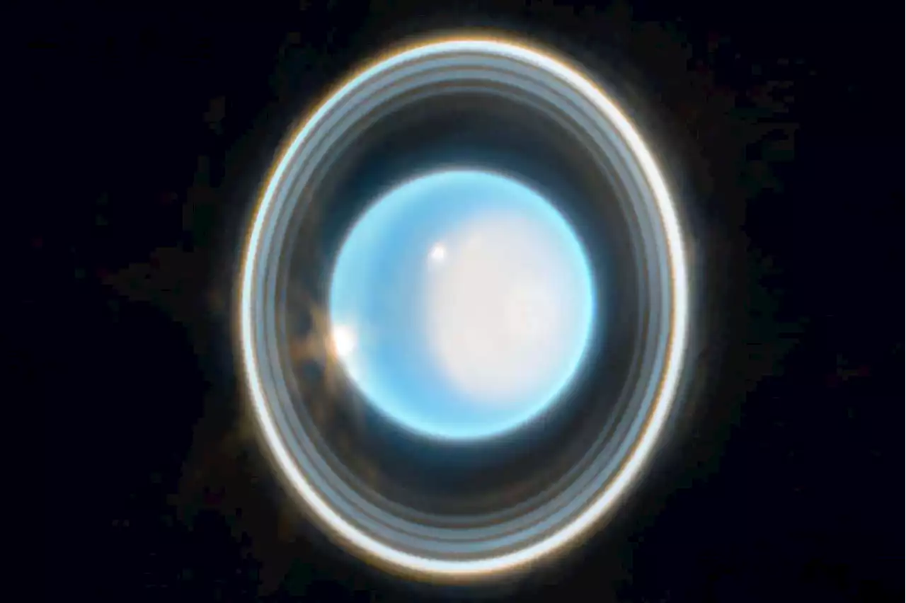 Breathtaking JWST image of Uranus shows rings, clouds and a polar cap