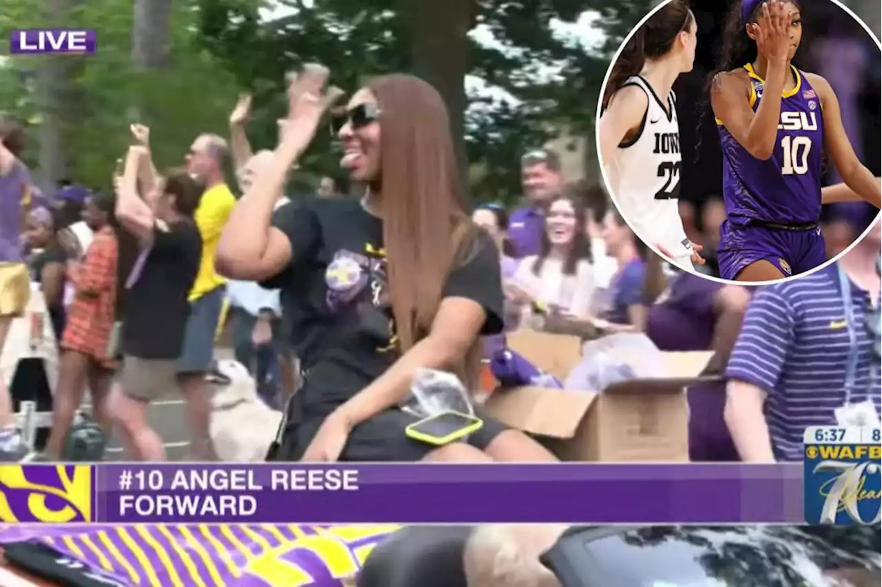 Angel Reese brought John Cena hand gesture to LSU championship parade