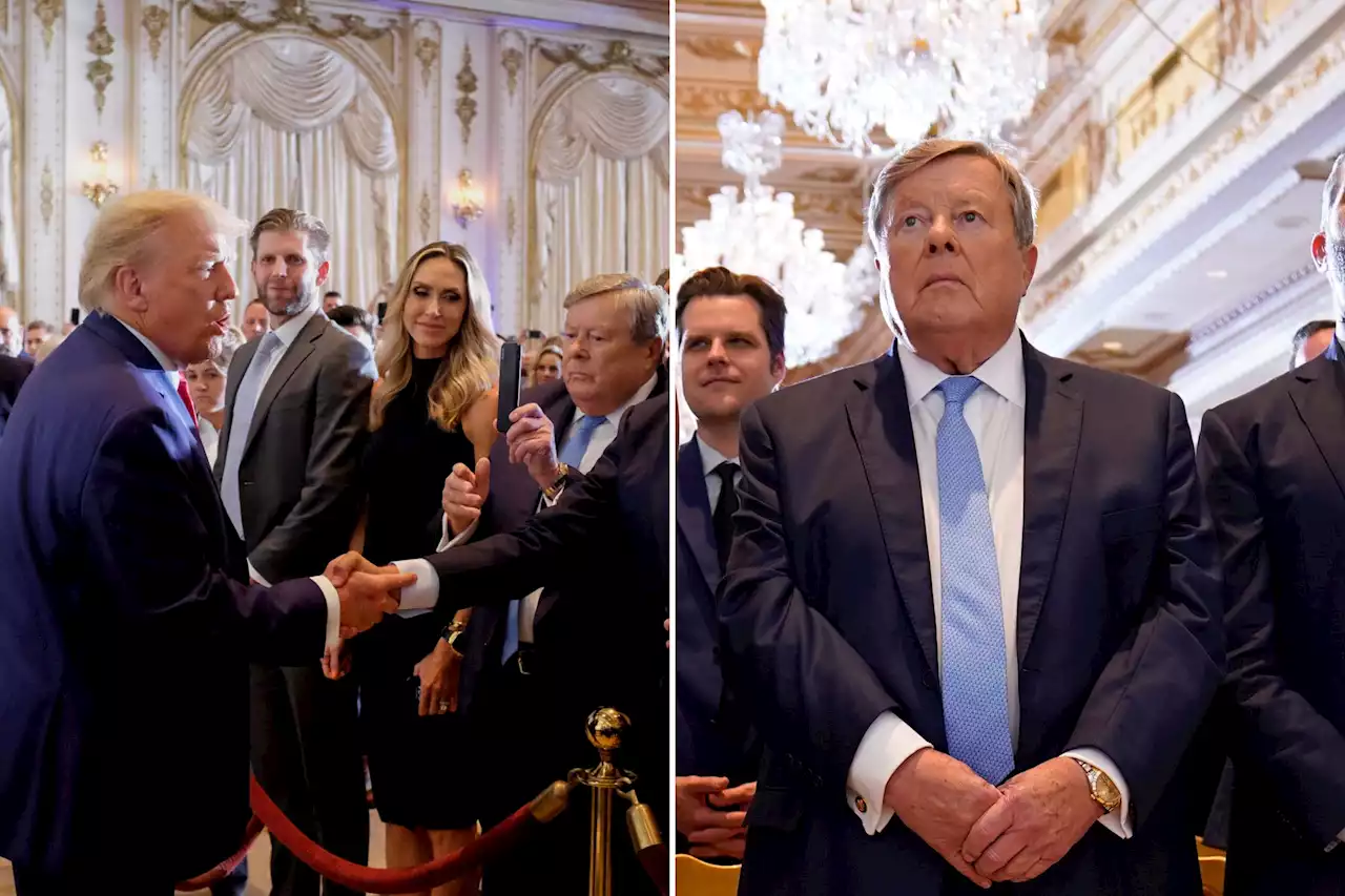 Trump’s father-in-law attended Mar-a-Lago speech as Melania skipped out