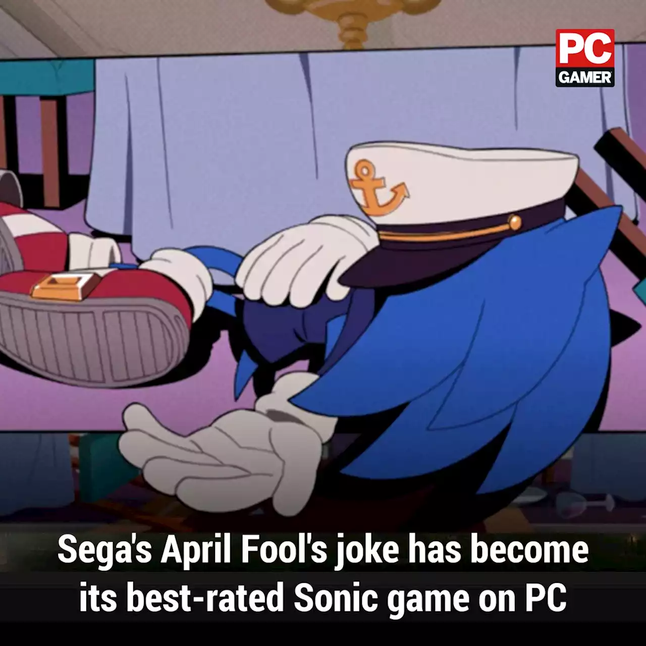 Sega's April Fool's joke has become its best-rated Sonic game on PC