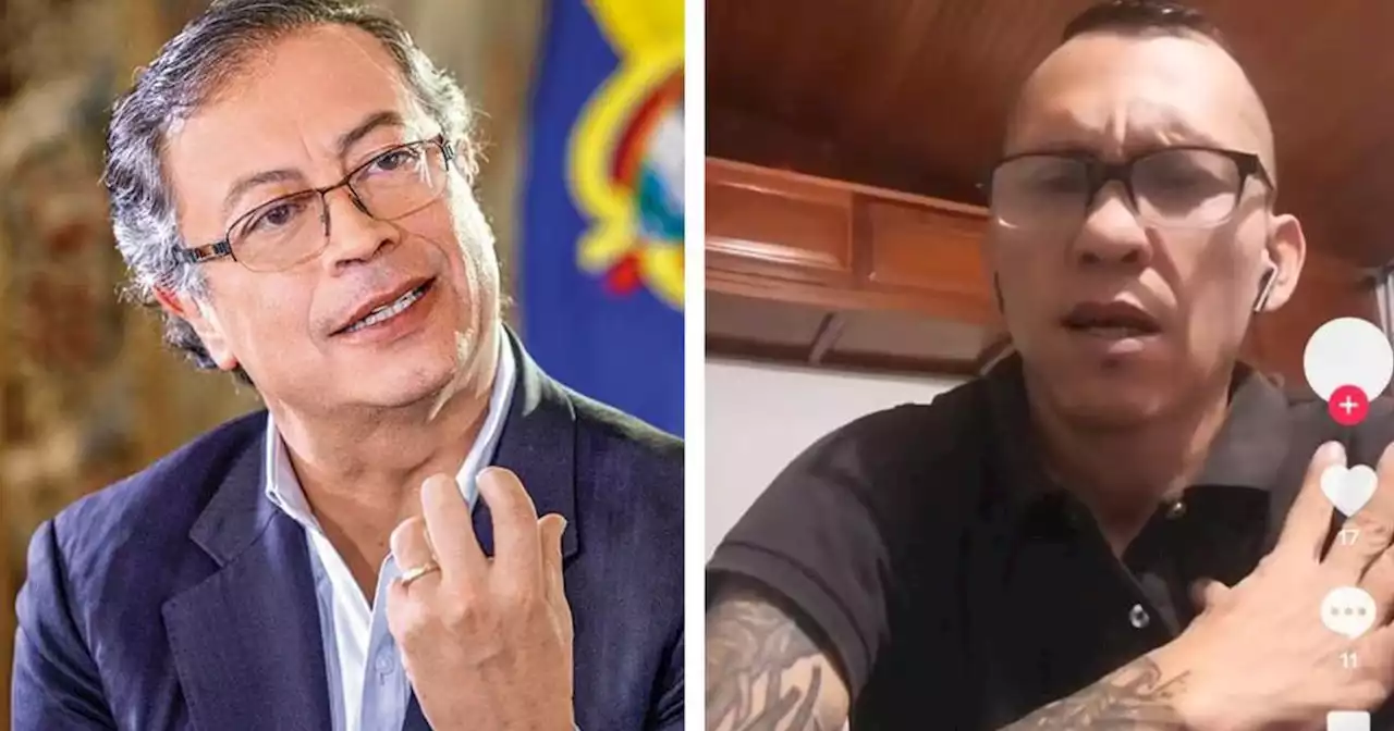 “Lo saco del camino”: Tiktoker que amenazó a presidente Petro será imputado por la Fiscalía