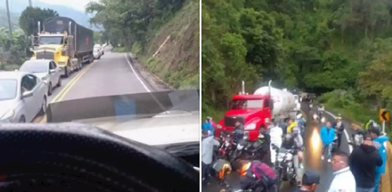 Motociclista murió en carretera del Tolima este Jueves Santo y se complicó la movilidad - Pulzo