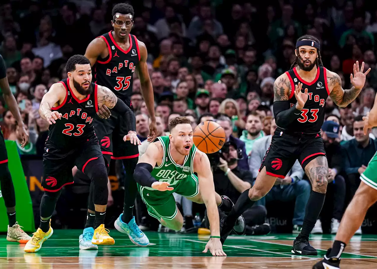 Shorthanded Celtics edge Raptors, clinch NBA east 2nd seed