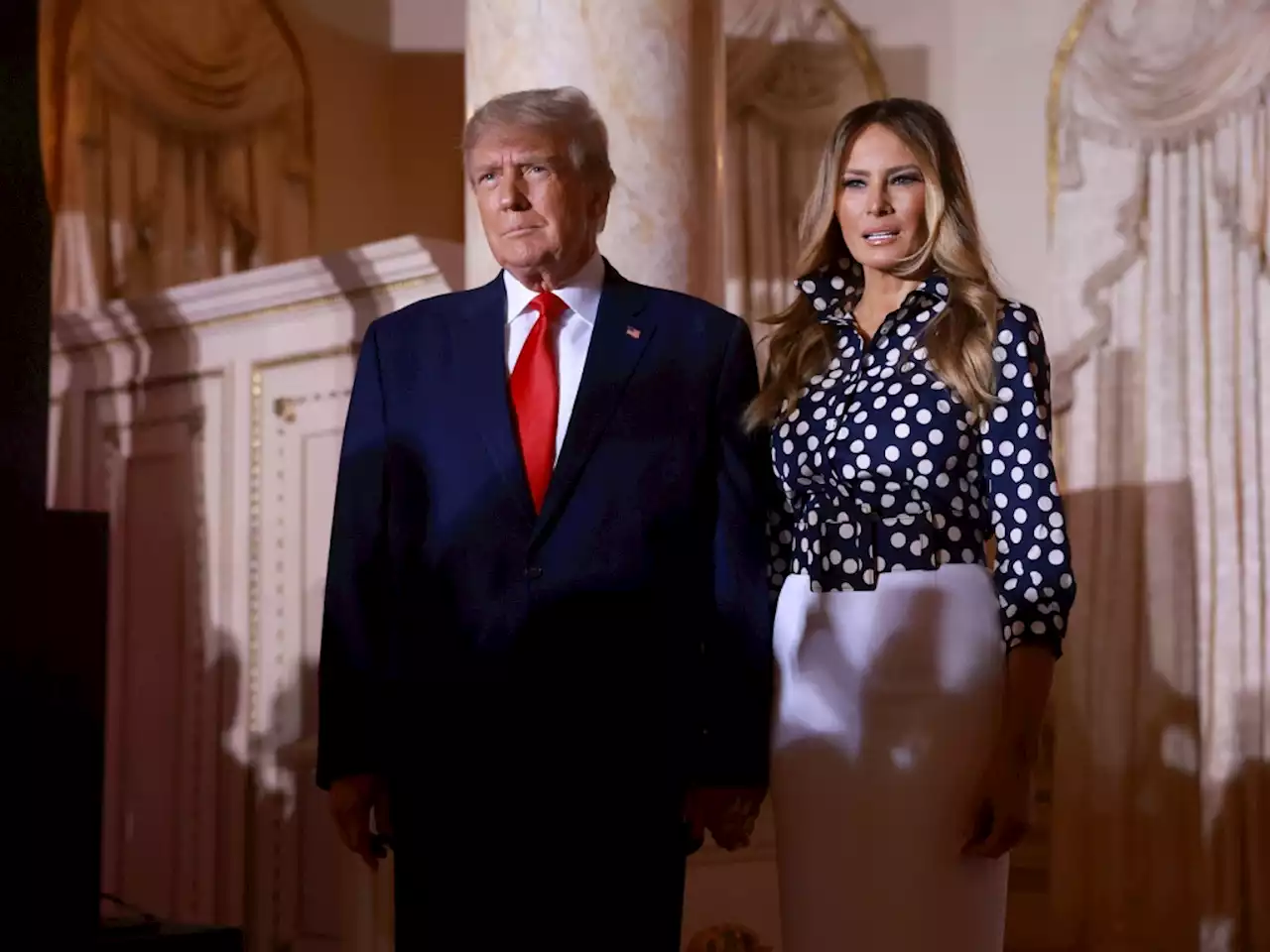 Donald Trump Subtly Shaded Melania Trump in His First Speech Following Arrest