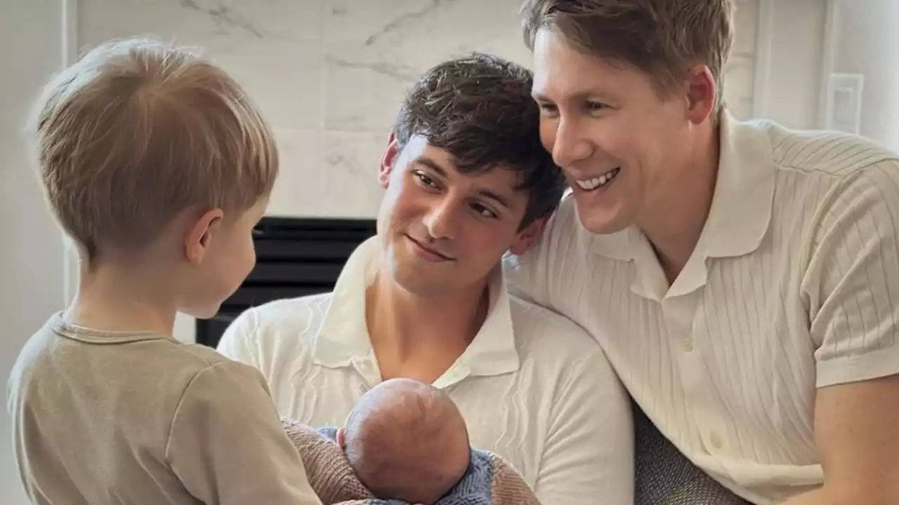 Olympic diver Tom Daley welcomes second son with husband Dustin Lance Black