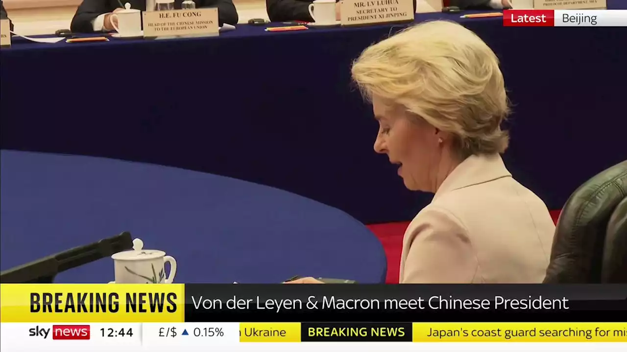 Macron and von der Leyen: Europe’s good cop and bad cop to meet Xi Jinping