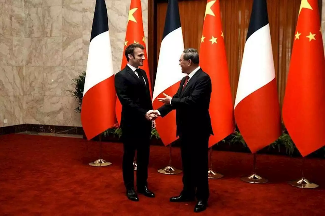 Macron meets China's Li Qiang as EU leaders begin Beijing talks