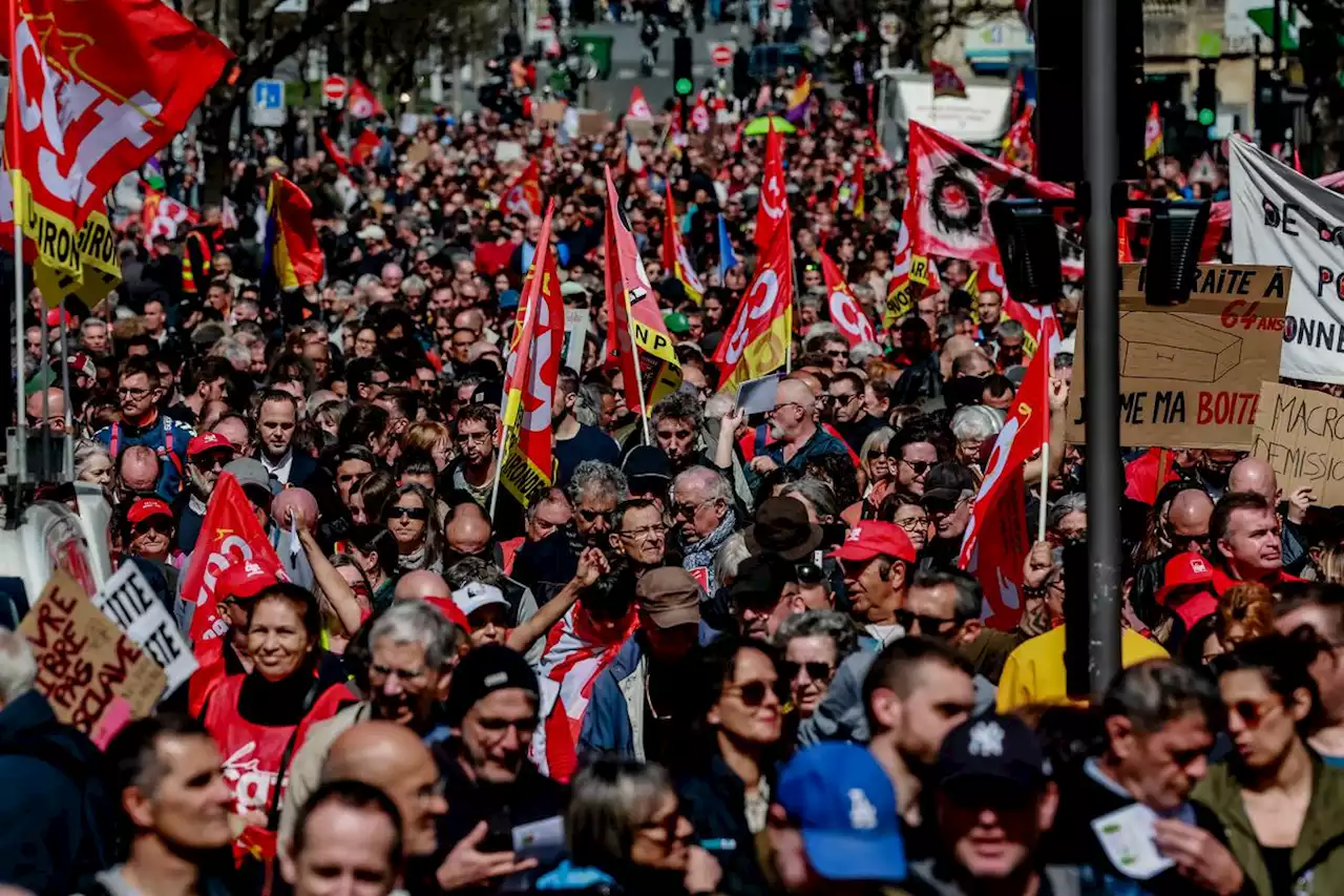 Carte. Grève du 6 avril à Bordeaux : voici le parcours de la manifestation