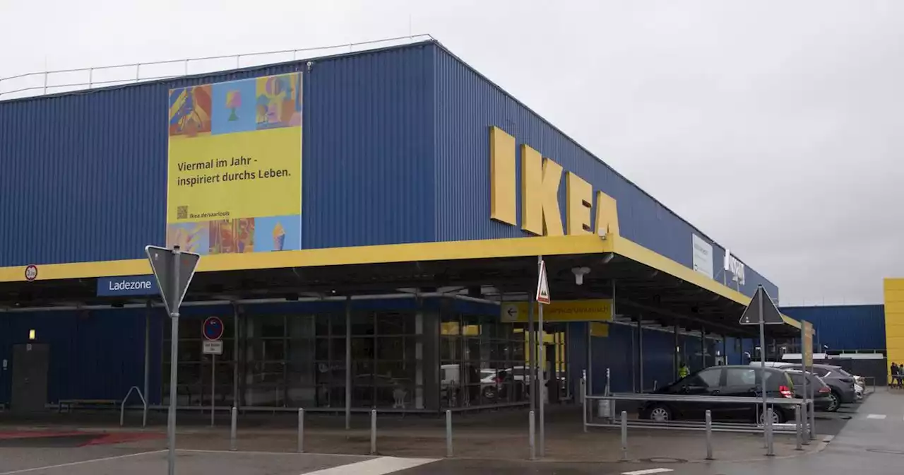 „Gelbe Karte für Ikea“: Schon wieder Streik – Beschäftigte von Ikea in Saarlouis legen Arbeit nieder