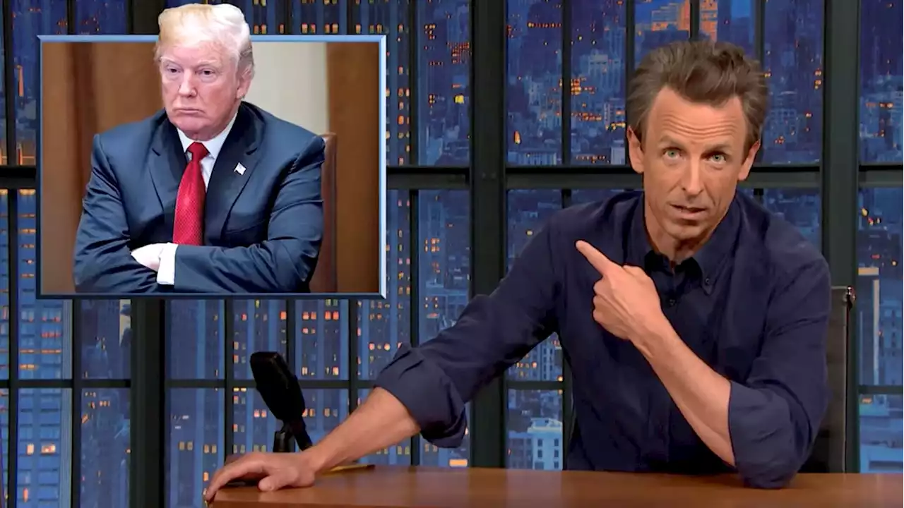 Seth Meyers Calls BS on Trump’s Claims He’s Having ‘Fun’