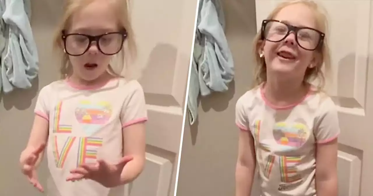 6-year-old’s pure reaction to mom’s silly prank goes viral