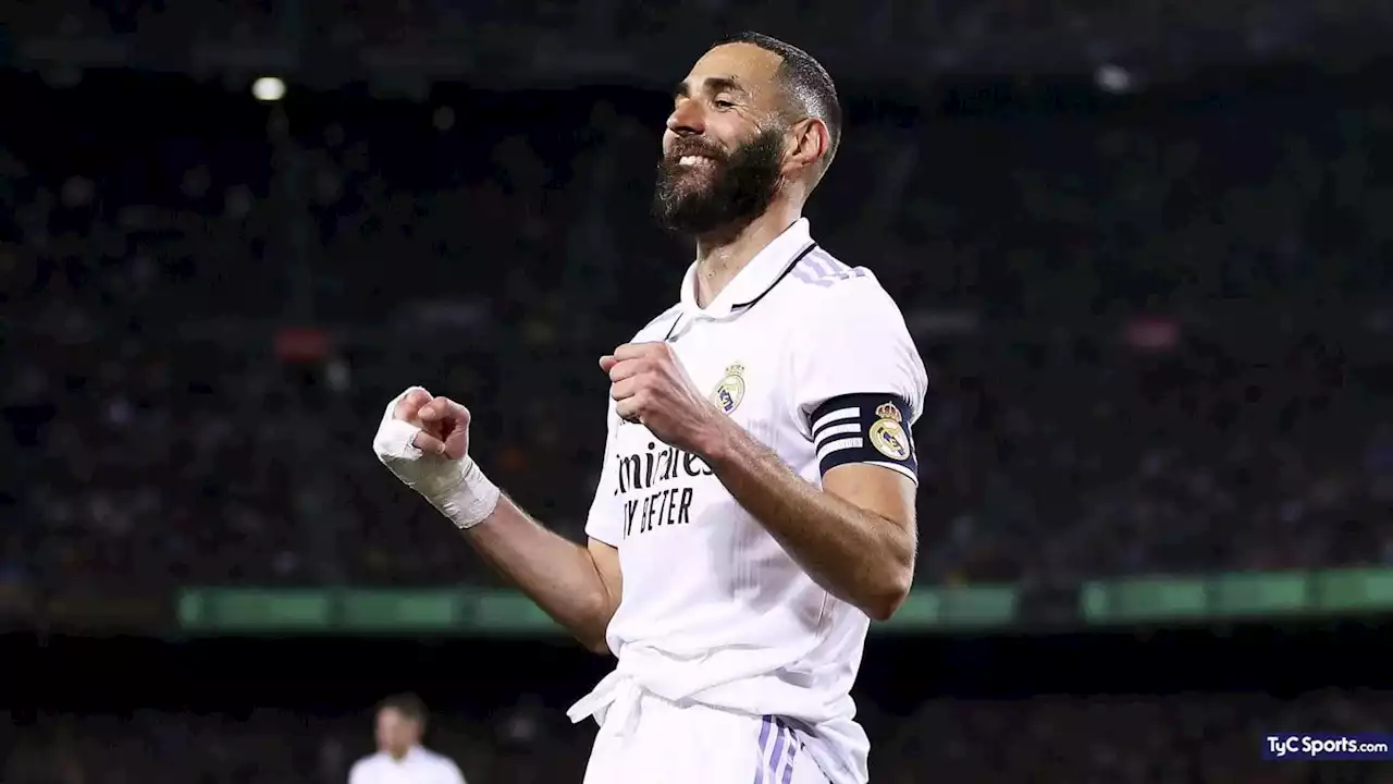 Los récords que alcanzó Benzema tras su hat-trick para Real Madrid vs. Barcelona - TyC Sports