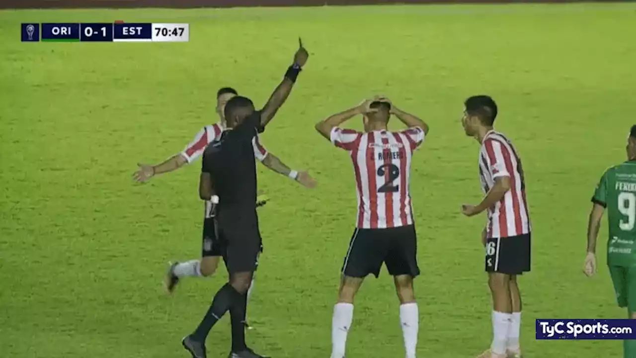 (VIDEO) La polémica expulsión de Lollo que sufrió Estudiantes - TyC Sports