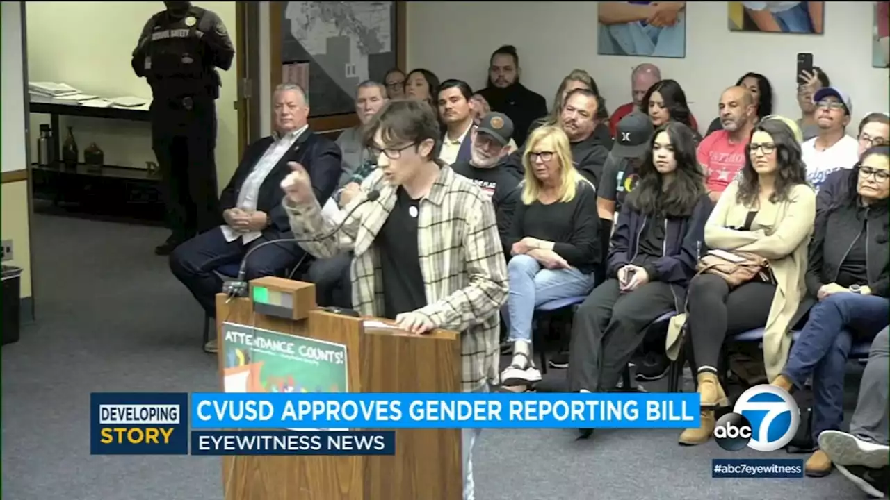 Chino Valley Unified votes in support of proposed controversial gender reporting bill