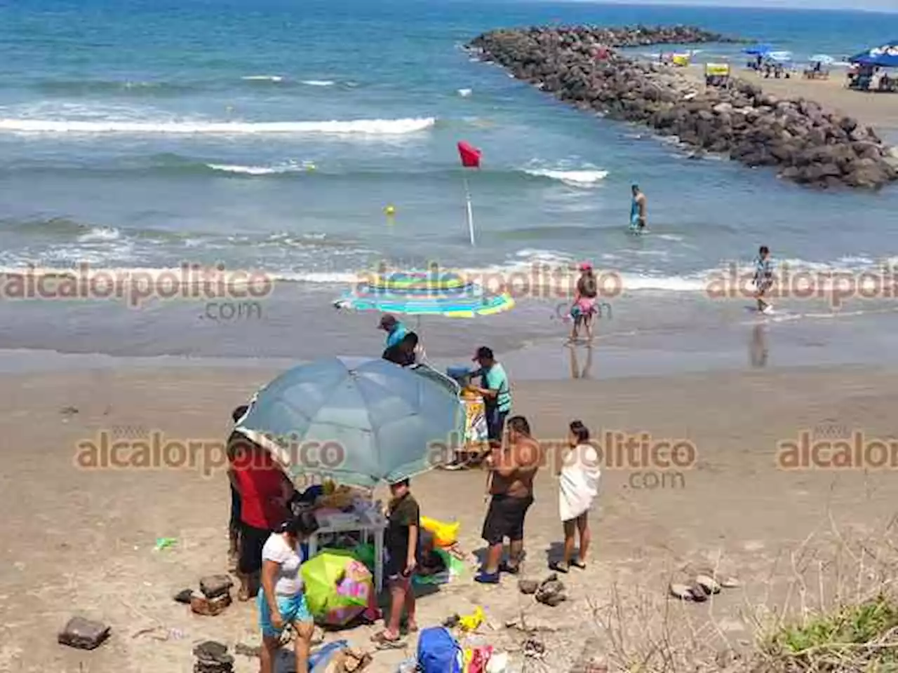 ¿Cuál Frente Frío? Viernes Santo fue de playa en Veracruz-Boca del Río