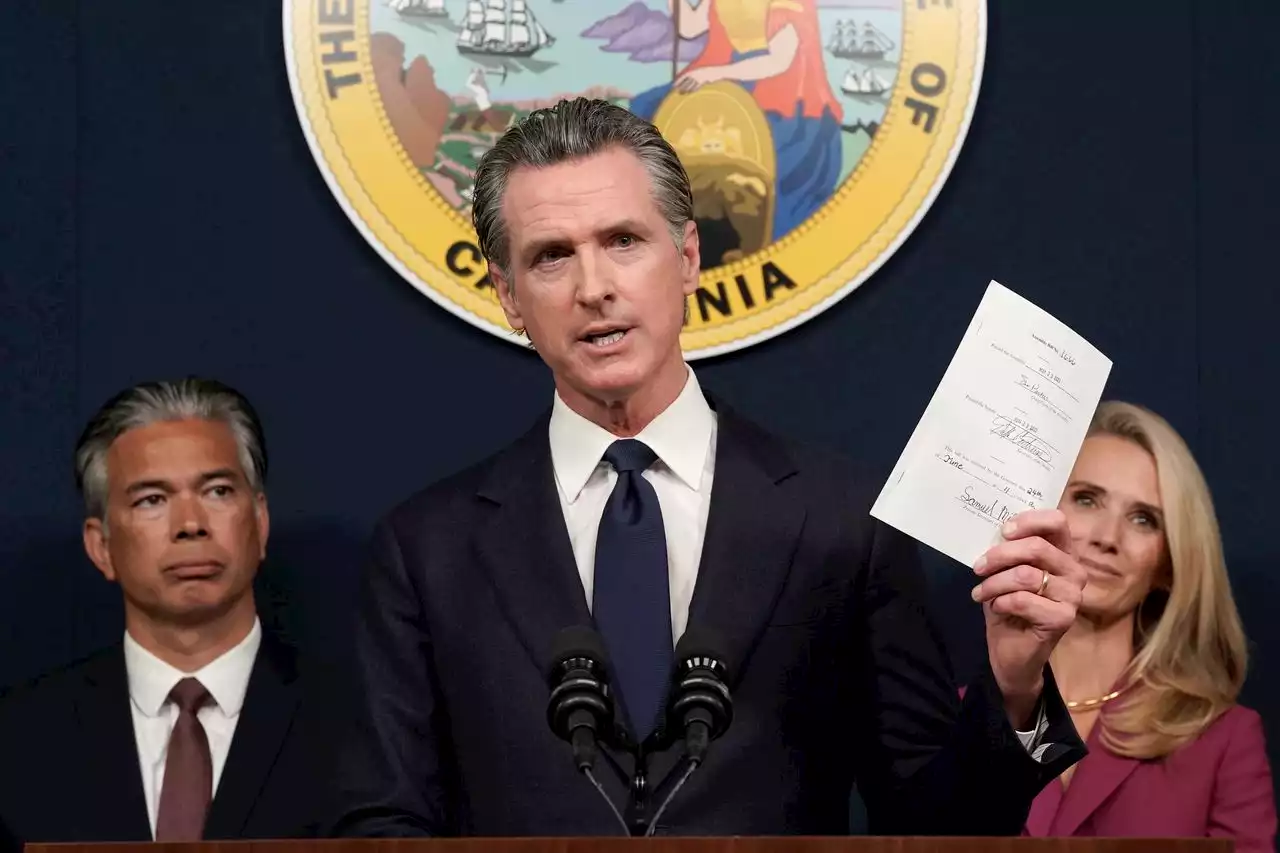 Gavin Newsom slams Alabama’s ‘rollback of progress’ during red state tour