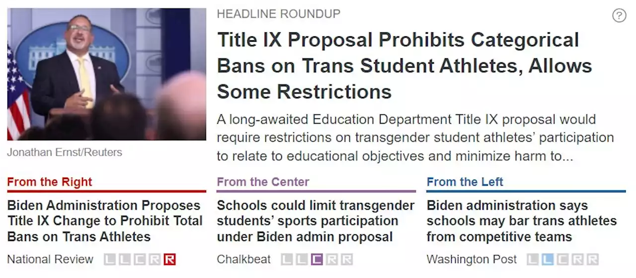 Title IX Proposal Would Prohibit Categorical Bans on Trans Student Athletes, Allow Some Restrictions