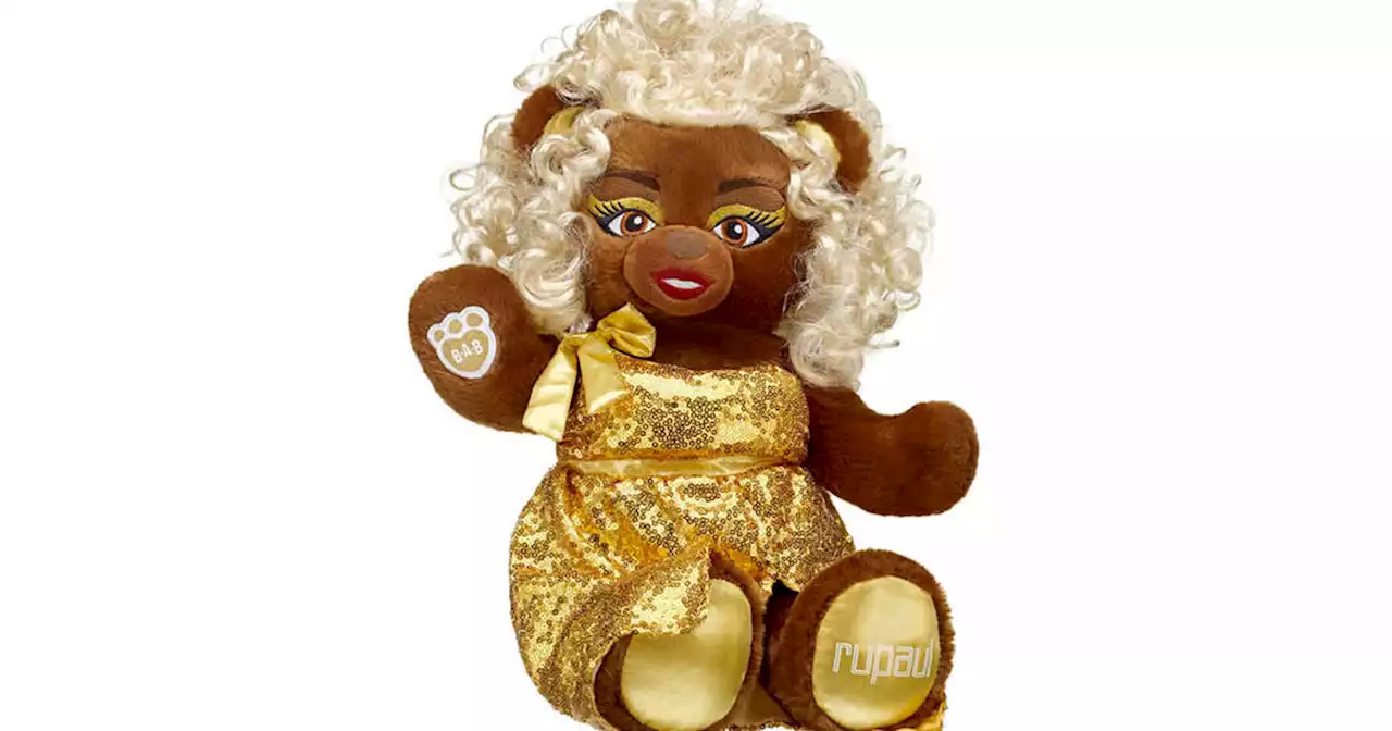 RuPaul gets a new signature Build-A-Bear (gold heels sold separately)