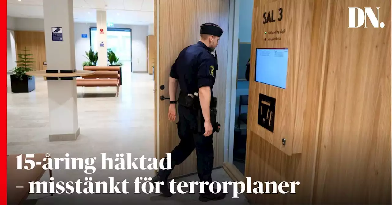 15-åring häktad – misstänkt för terrorplaner