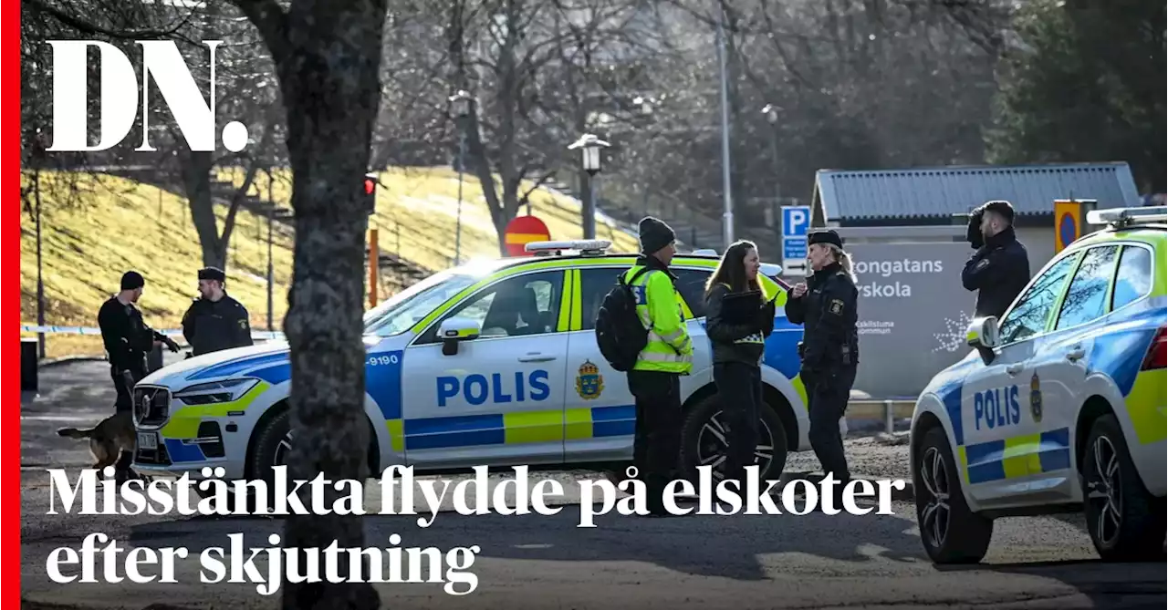 Misstänkta försvann på elskoter efter dödsskjutning i Eskilstuna