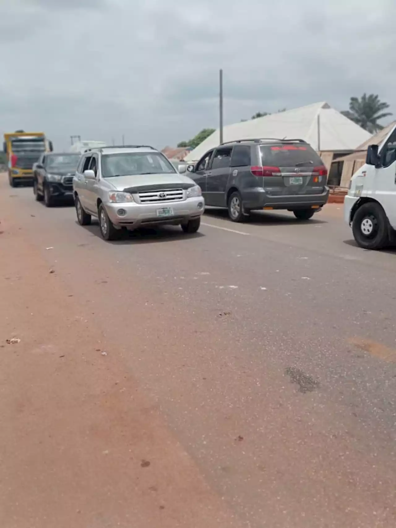 BREAKING: Protest rocks Apa as youths block federal road over killing in Benue community