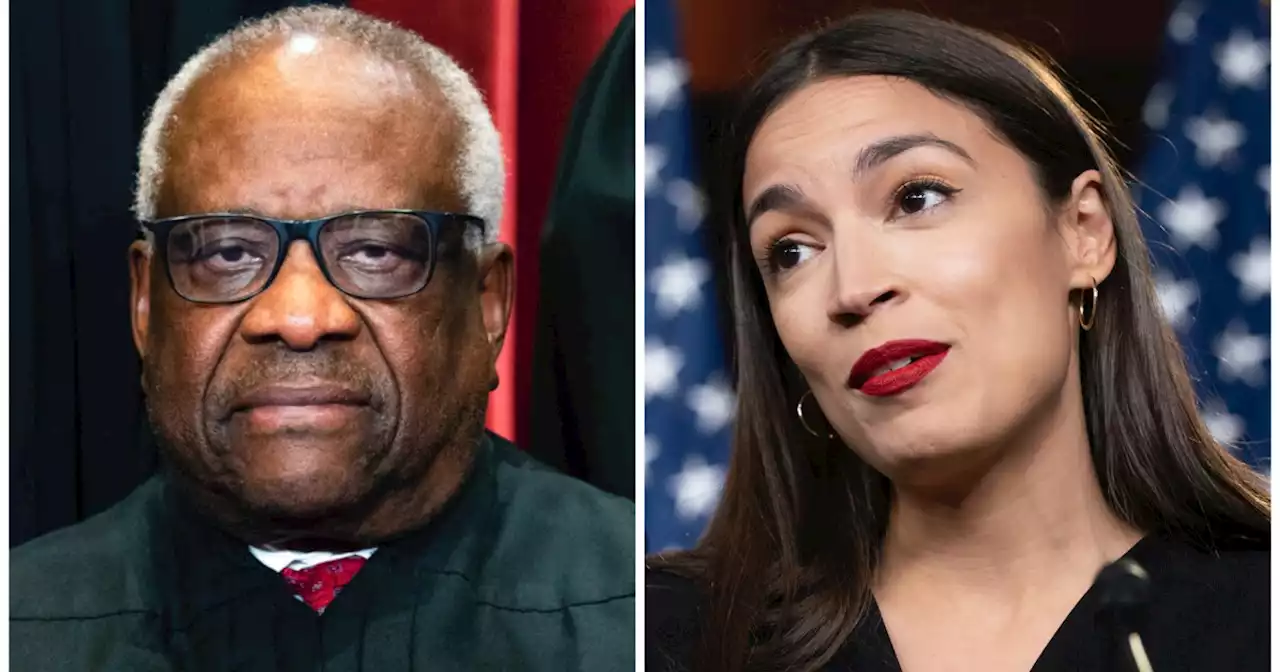 AOC says she will draft impeachment letters for Thomas if other lawmakers do not