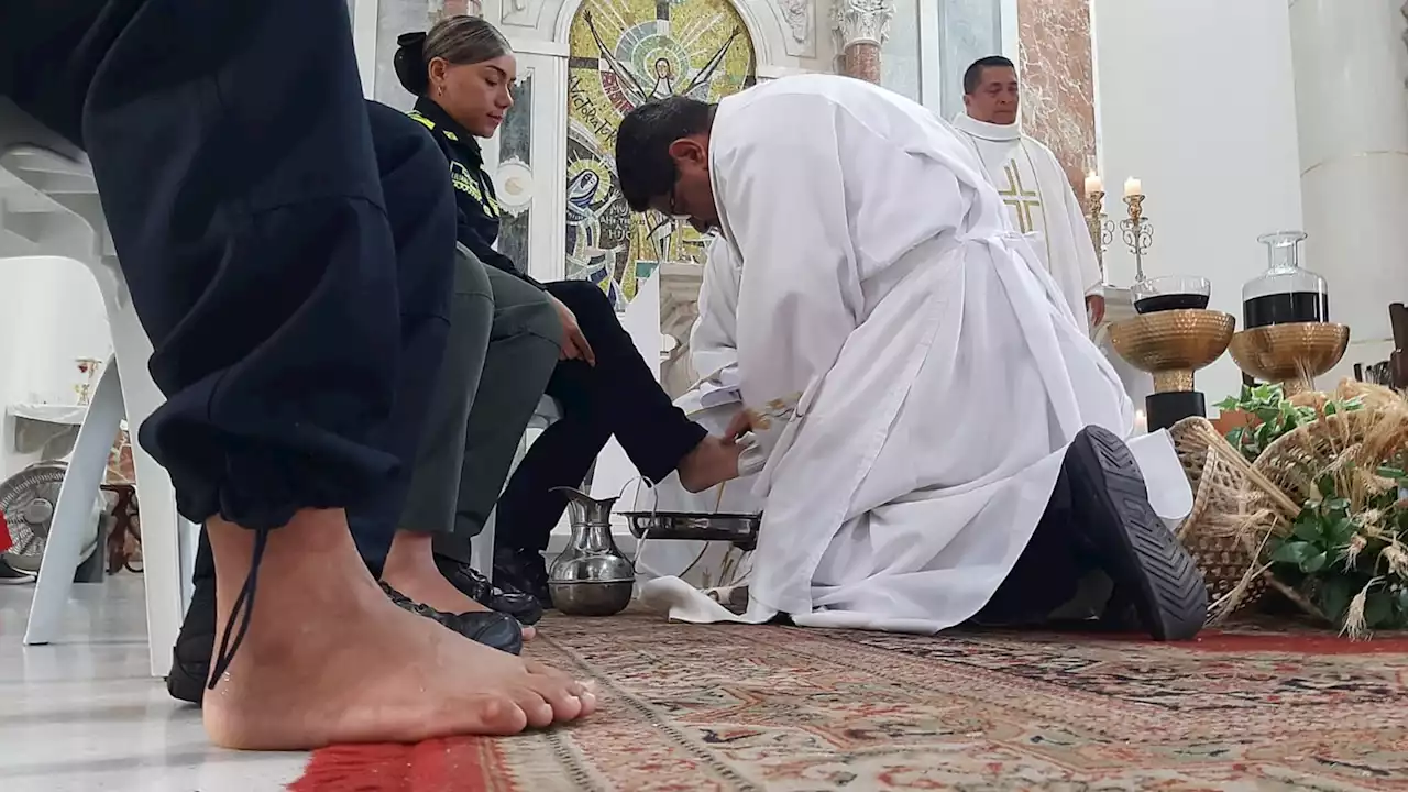 Sincelejanos asisten masivamente a procesiones y actos de Semana Santa