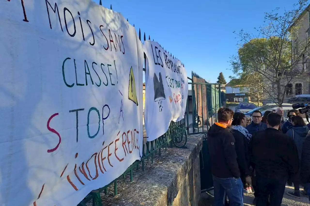 Mobilisation de parents d'élèves dans le Gard contre le non remplacement d'une enseignante