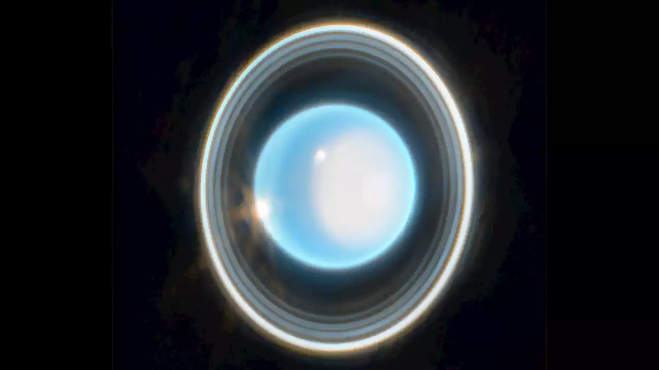 Stunning image of Uranus and its rings captured by James Webb telescope