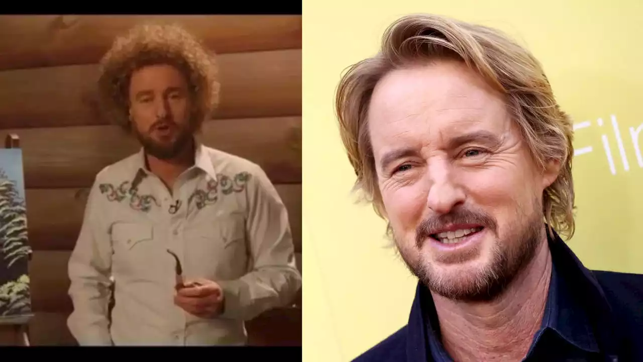 'Paint': Owen Wilson plays Bob Ross-type, took art classes in preparation