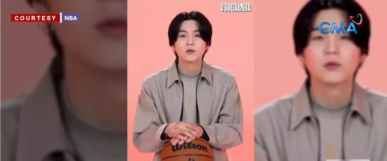 Suga ng BTS, bagong ambassador ng NBA